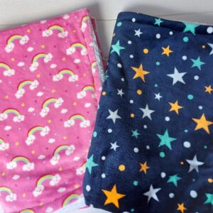 Rebozos de peluche con corderito